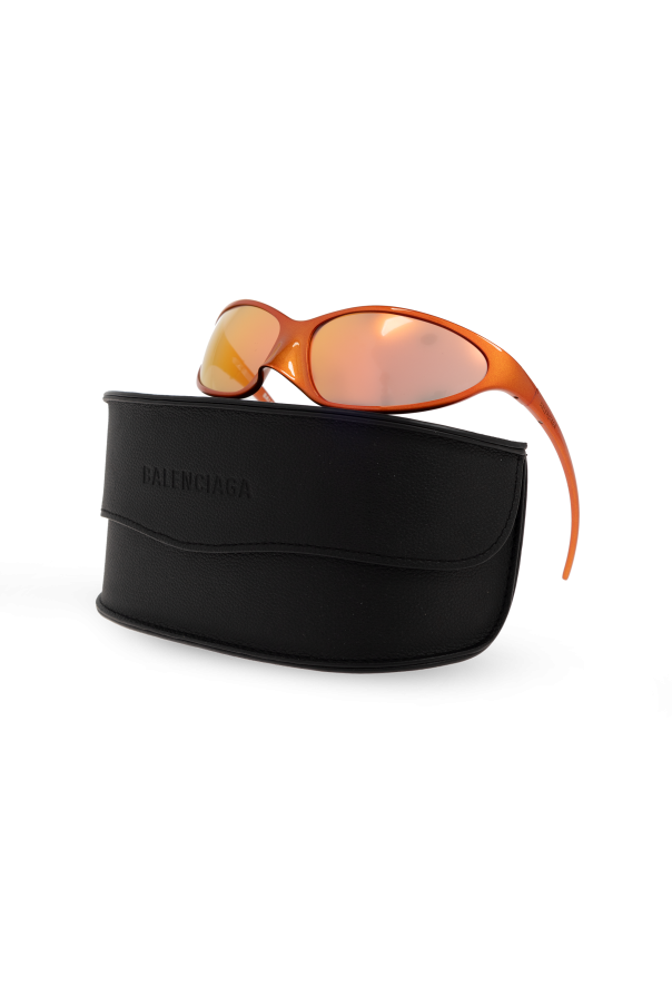 BALENCIAGA バレンシアガ オーバルサングラス オレンジ Amazon.co.jp: [バレンシアガ] サングラス アイウェア メンズ